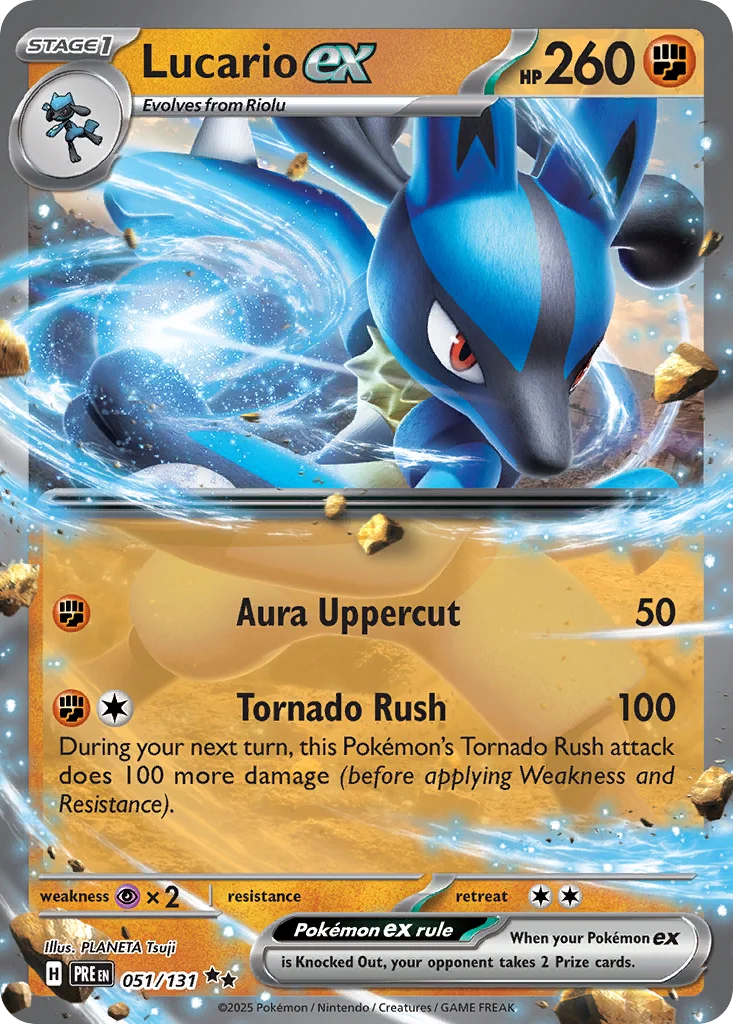 Lucario ex · Prismatic Evolutions
