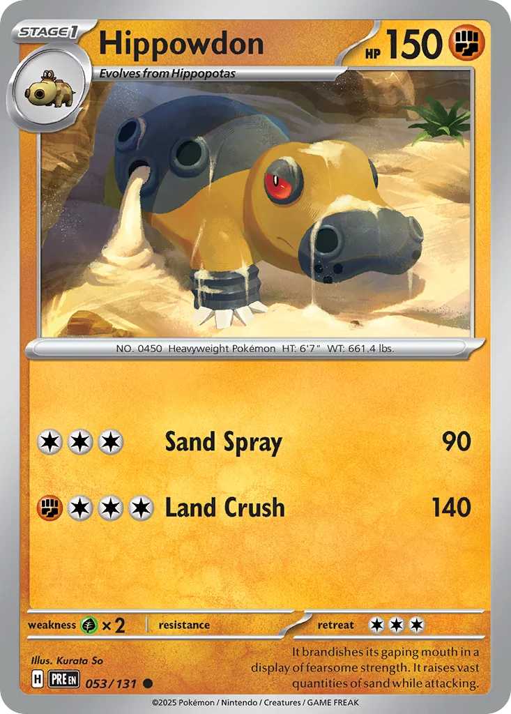 Hippowdon · Prismatic Evolutions