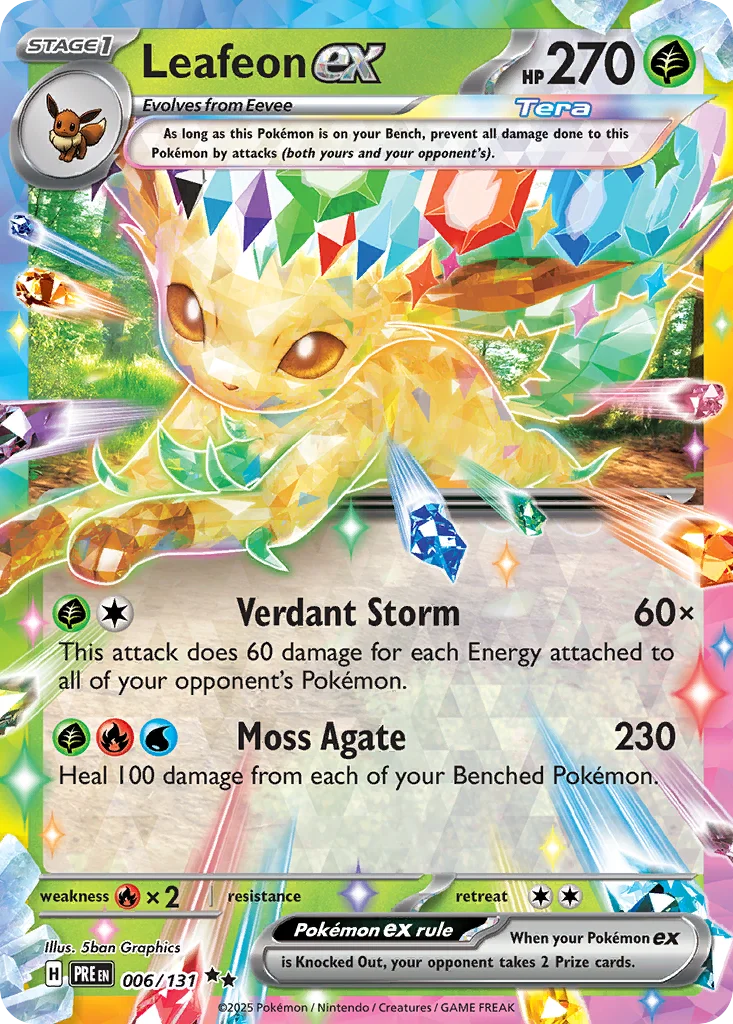 Leafeon ex · Prismatic Evolutions