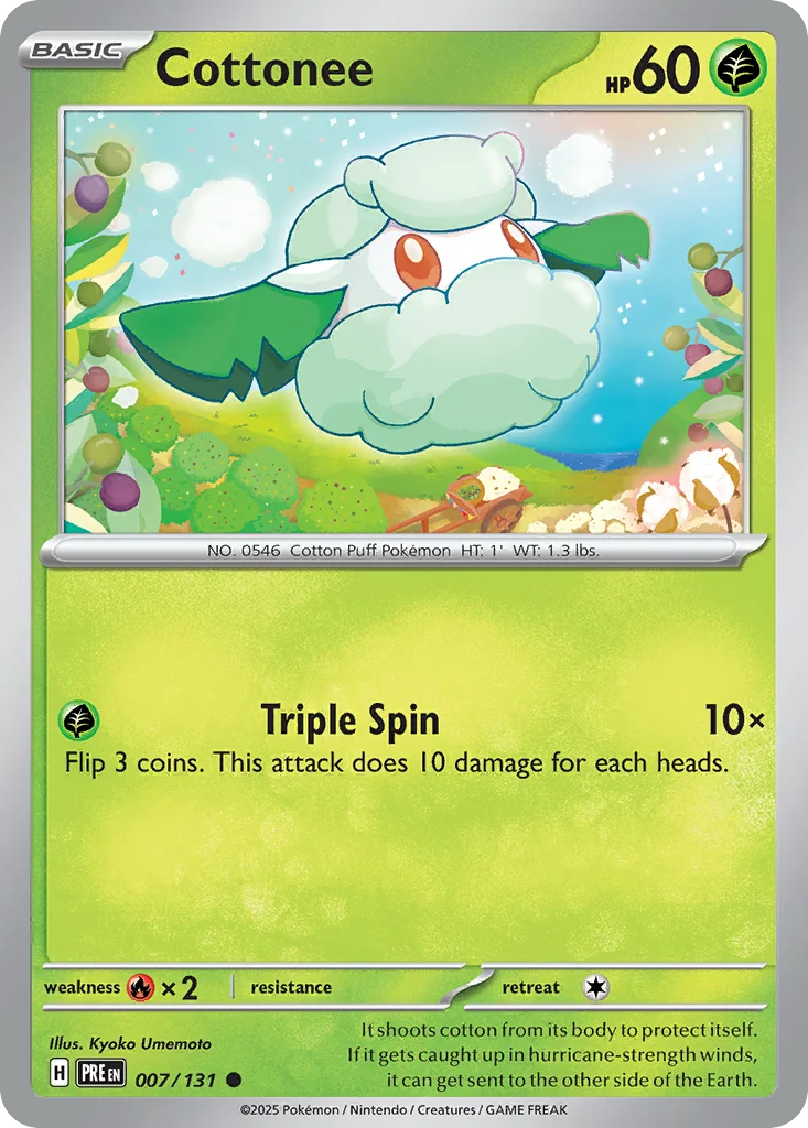 Cottonee · Prismatic Evolutions