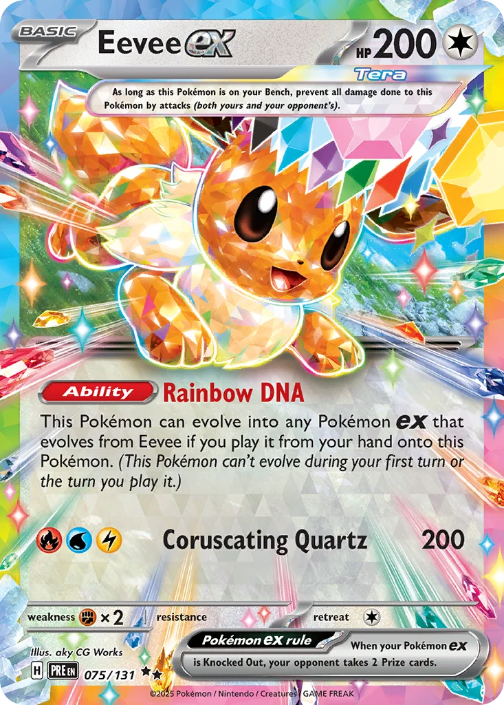 Eevee ex · Prismatic Evolutions