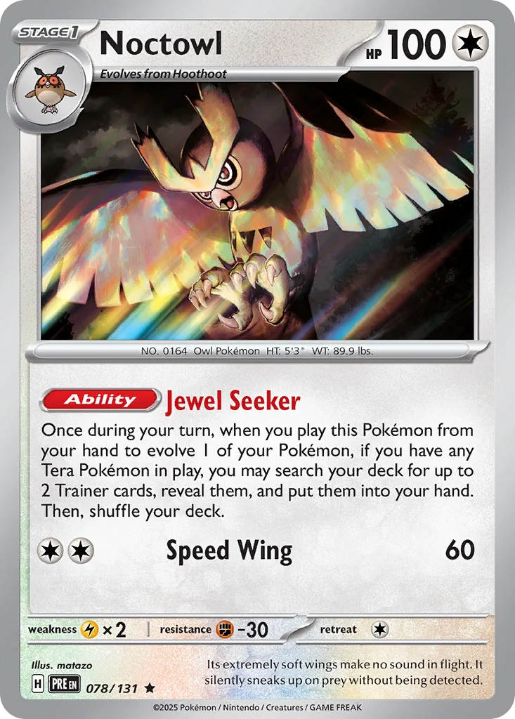 Noctowl · Prismatic Evolutions