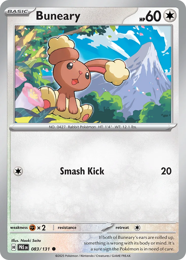 Buneary · Prismatic Evolutions