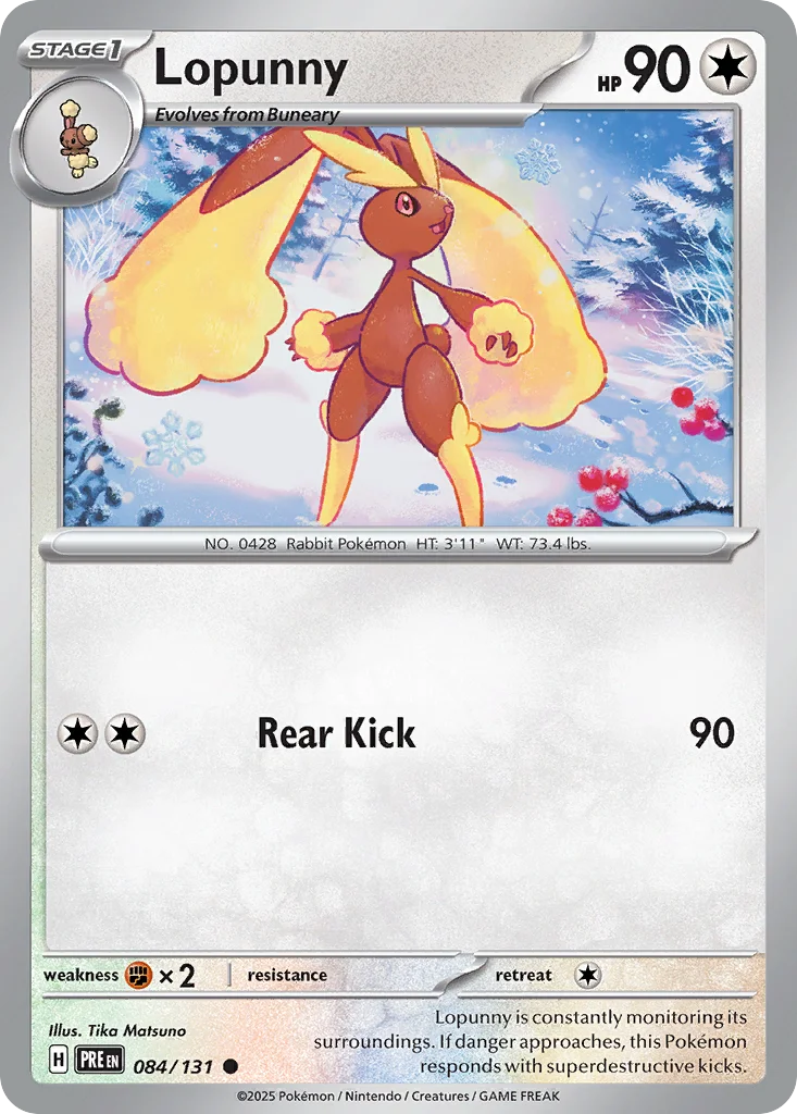 Lopunny · Prismatic Evolutions