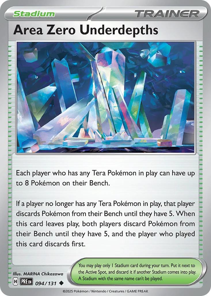 Area Zero Underdepths · Prismatic Evolutions