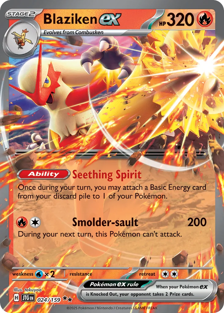 Blaziken ex · Journey Together