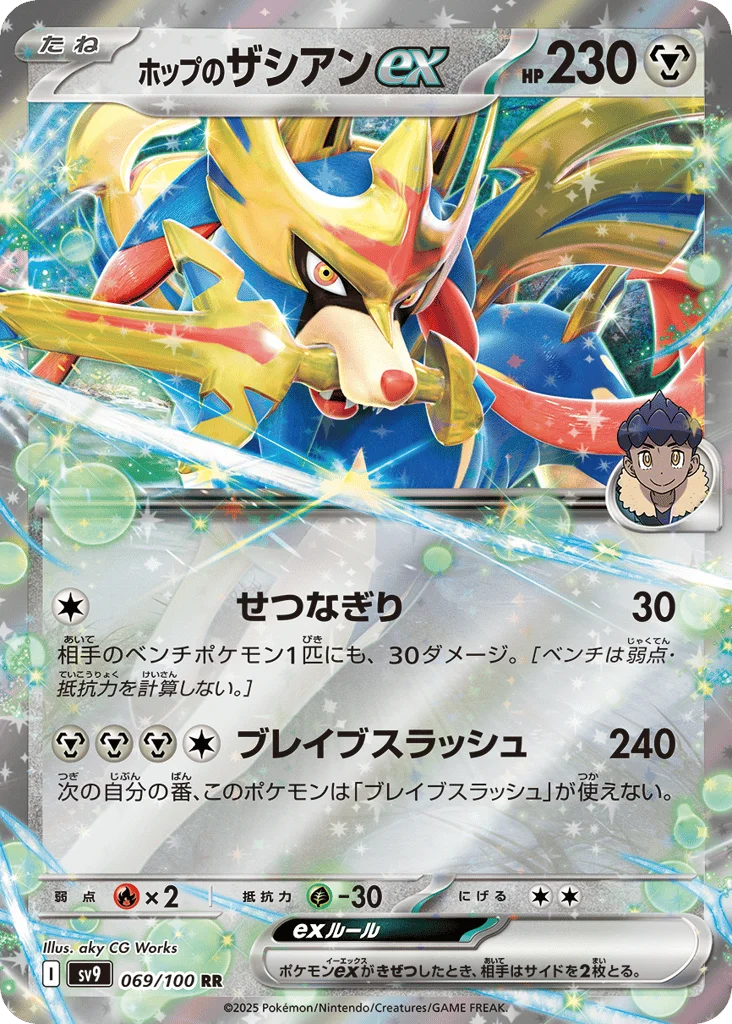 Hop's Zacian ex · Battle Partners