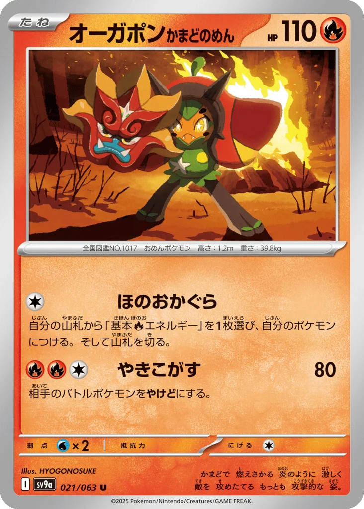 Hearthflame Mask Ogerpon · Hot Air Arena