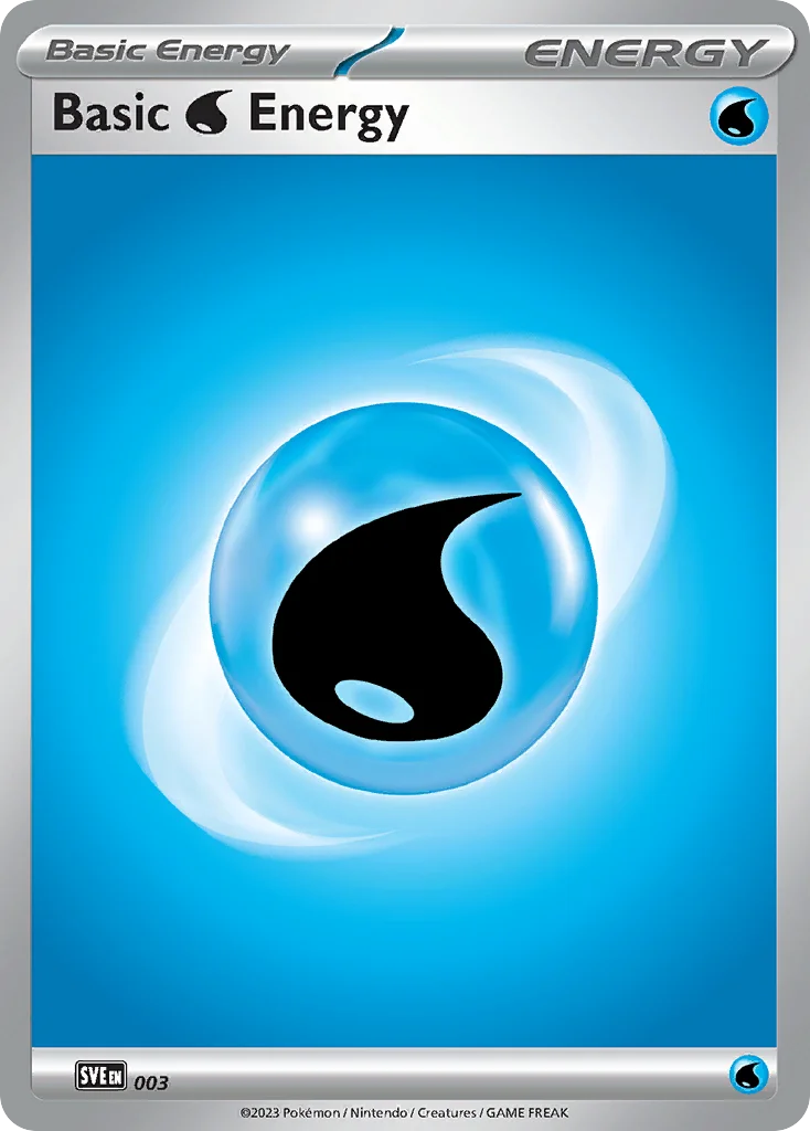 Basic Water Energy · Scarlet & Violet Energies