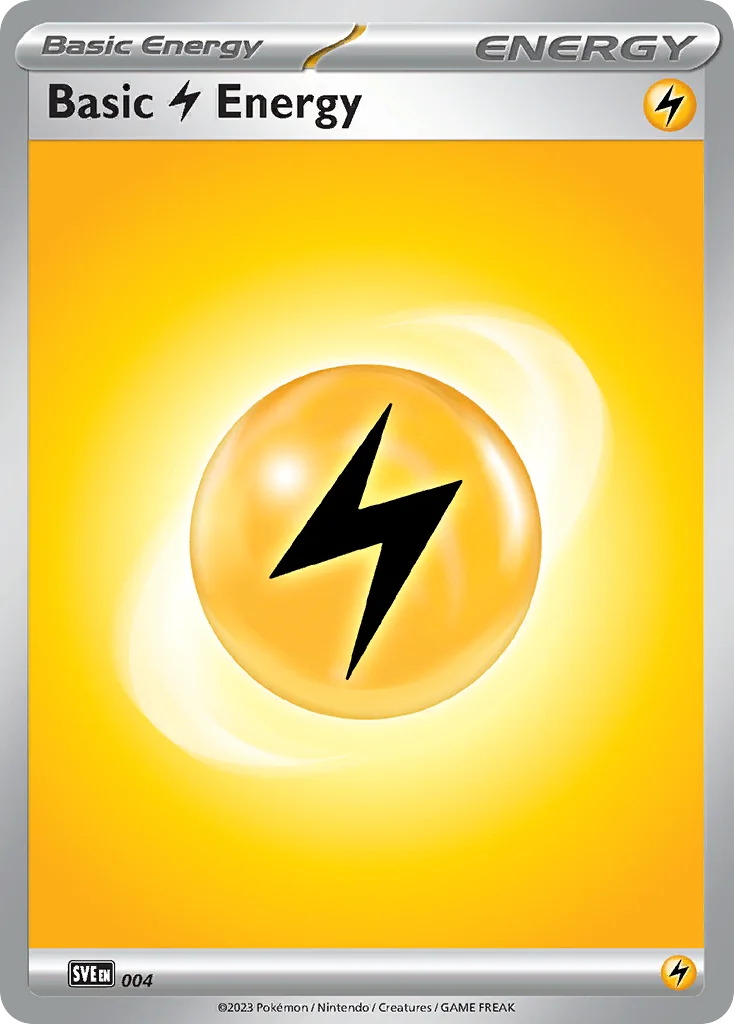 Basic Lightning Energy · Scarlet & Violet Energies