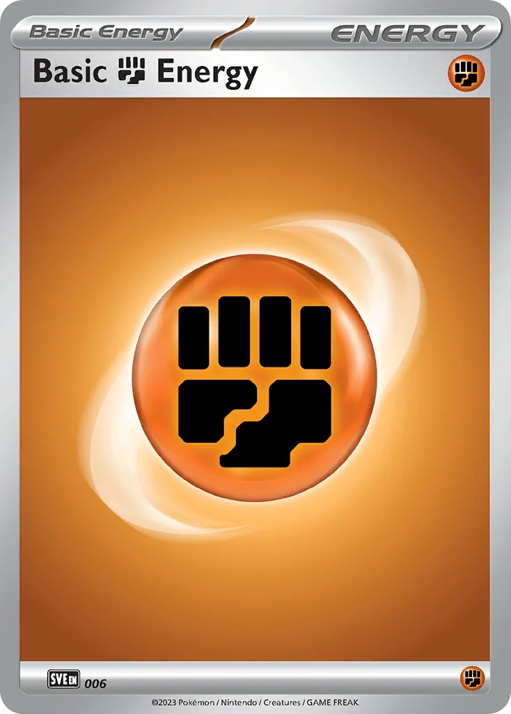 Basic Fighting Energy · Scarlet & Violet Energies