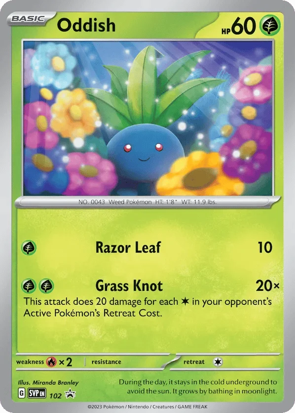 Oddish · Scarlet & Violet Black Star Promos