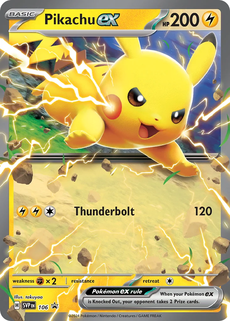 Pikachu ex · Scarlet & Violet Black Star Promos