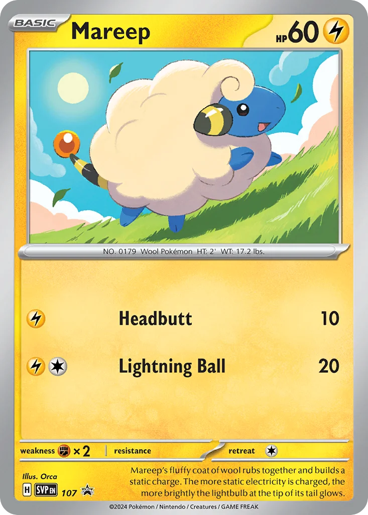 Mareep · Scarlet & Violet Black Star Promos