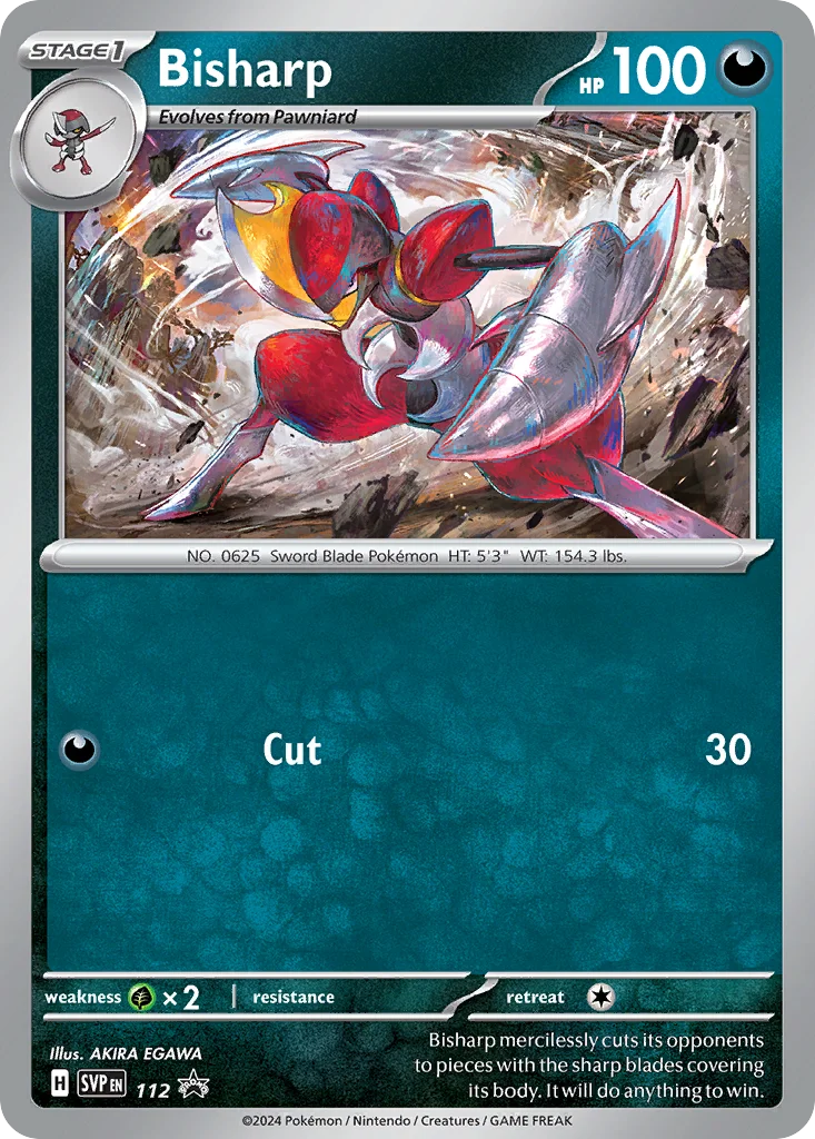 Bisharp · Scarlet & Violet Black Star Promos