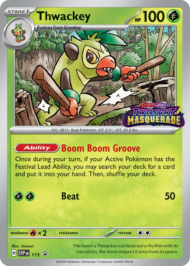 Thwackey · Scarlet & Violet Black Star Promos