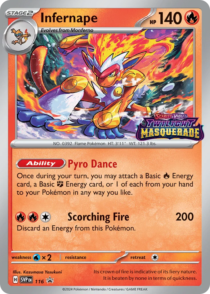 Infernape · Scarlet & Violet Black Star Promos