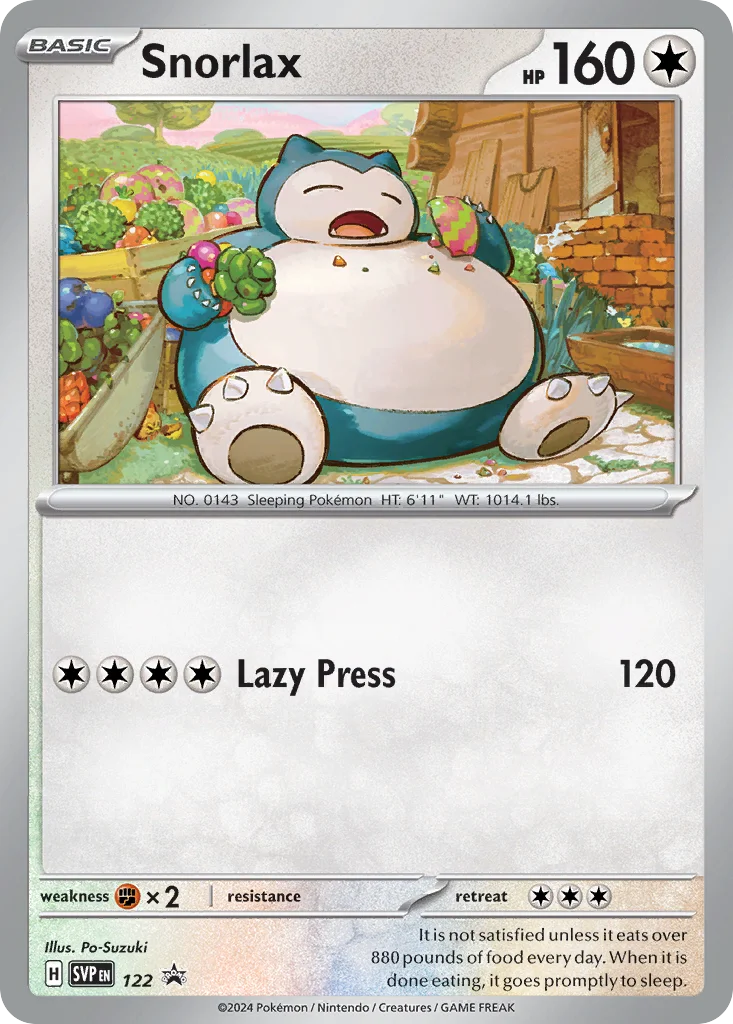 Snorlax · Scarlet & Violet Black Star Promos