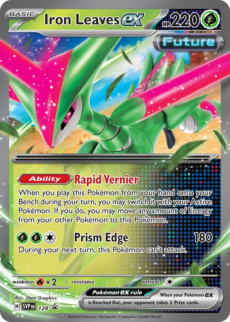 Iron Leaves ex · Scarlet & Violet Black Star Promos