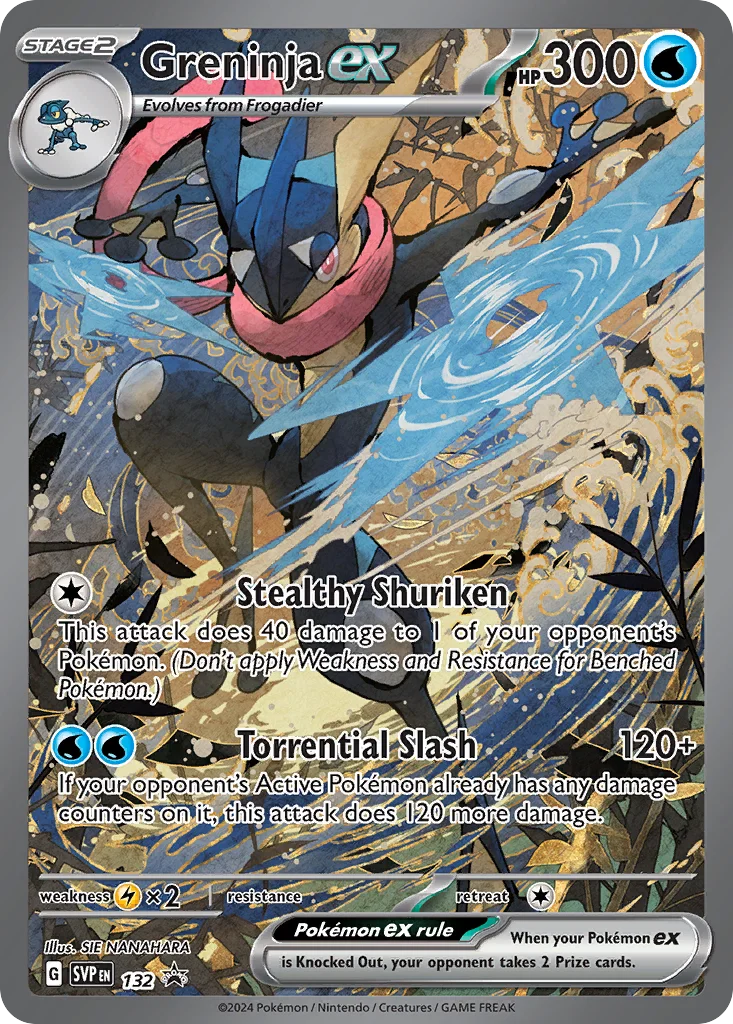 Greninja ex · Scarlet & Violet Black Star Promos