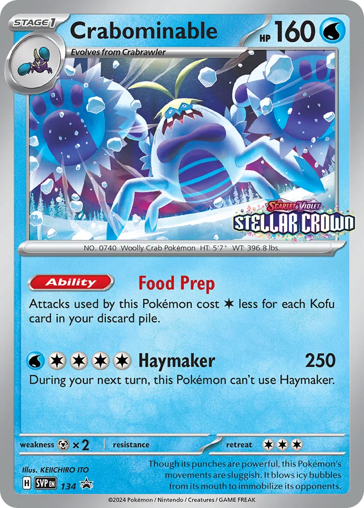 Crabominable · Scarlet & Violet Black Star Promos