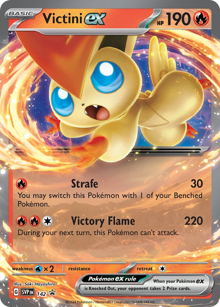 Victini ex · Scarlet & Violet Black Star Promos