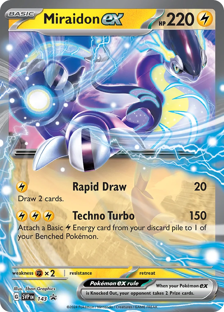 Miraidon ex · Scarlet & Violet Black Star Promos