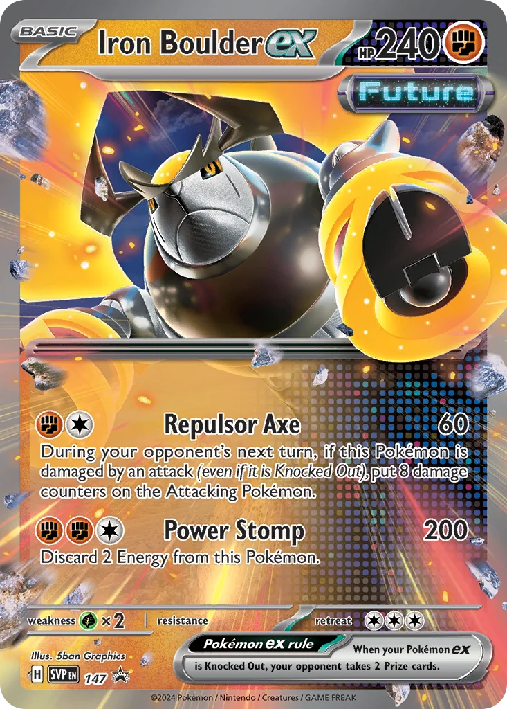 Iron Boulder ex · Scarlet & Violet Black Star Promos