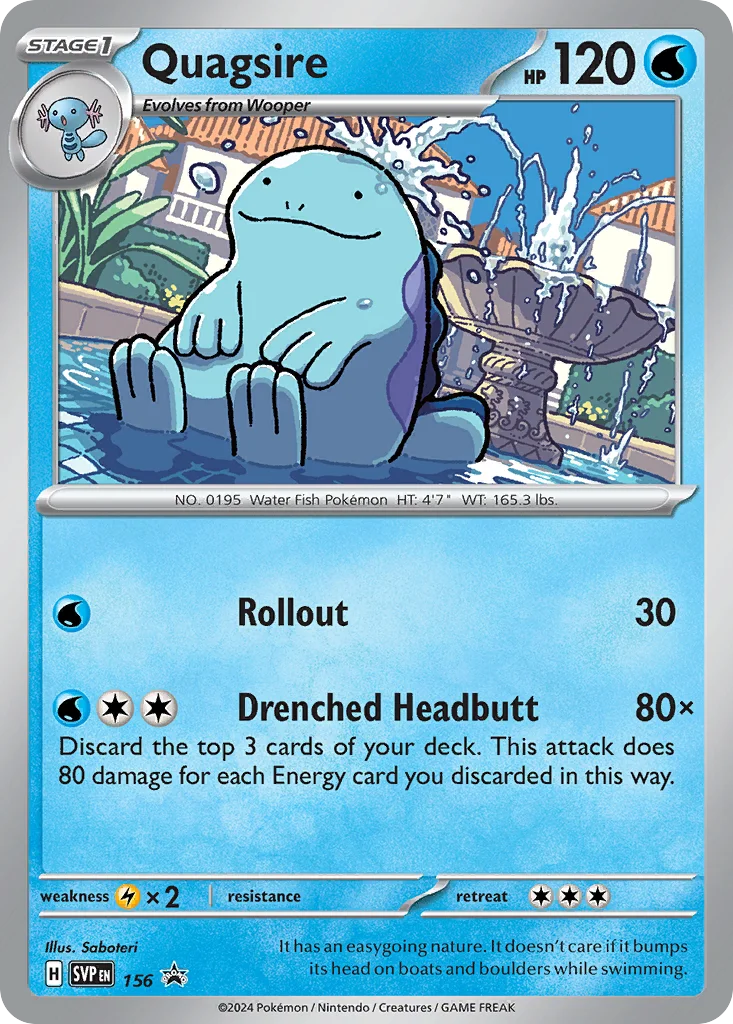 Quagsire · Scarlet & Violet Black Star Promos