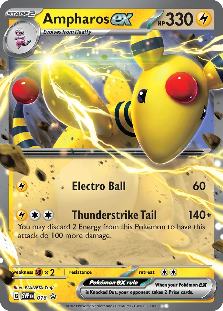 Ampharos ex · Scarlet & Violet Black Star Promos