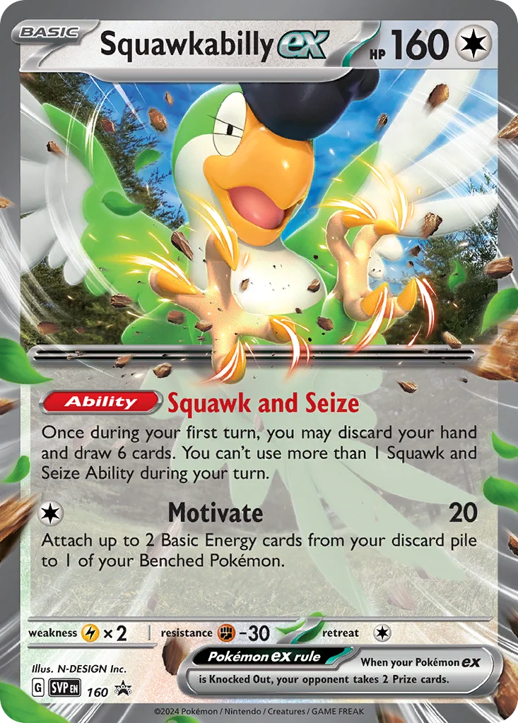 Squawkabilly ex · Scarlet & Violet Black Star Promos