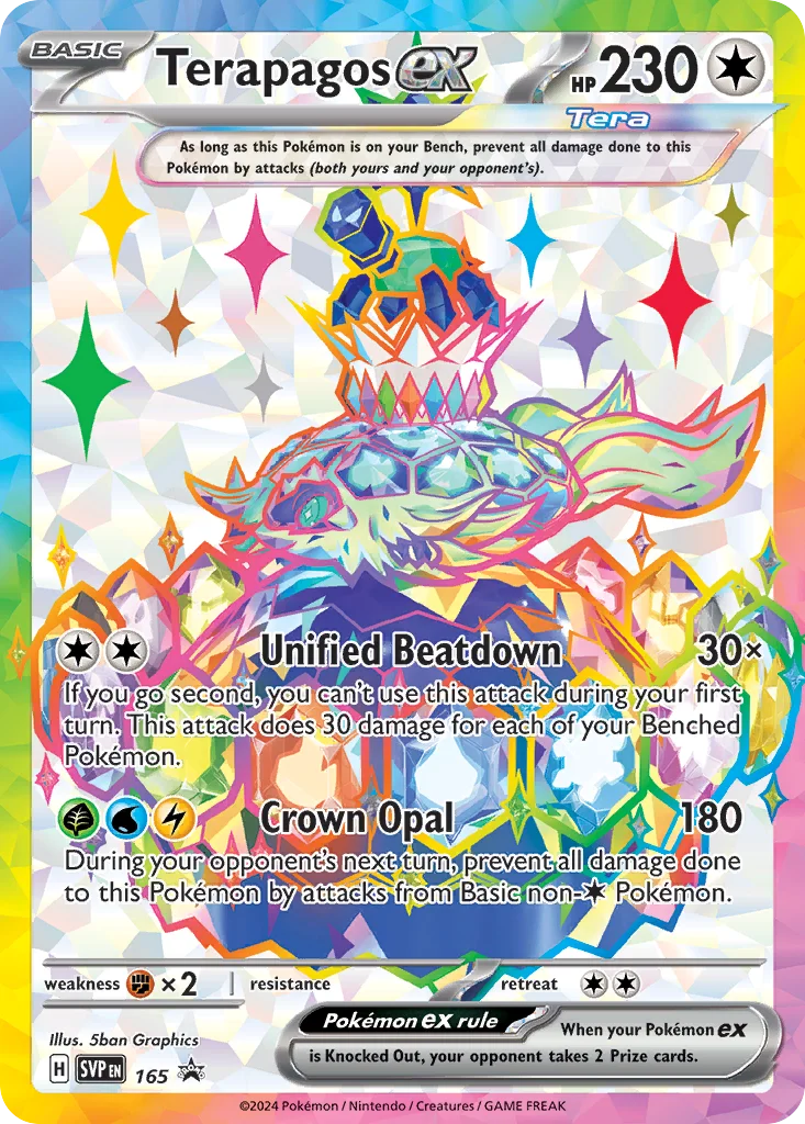 Terapagos ex · Scarlet & Violet Black Star Promos
