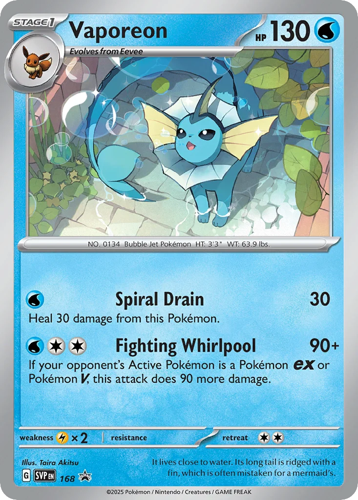 Vaporeon · Scarlet & Violet Black Star Promos
