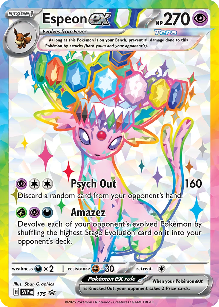 Espeon ex · Scarlet & Violet Black Star Promos