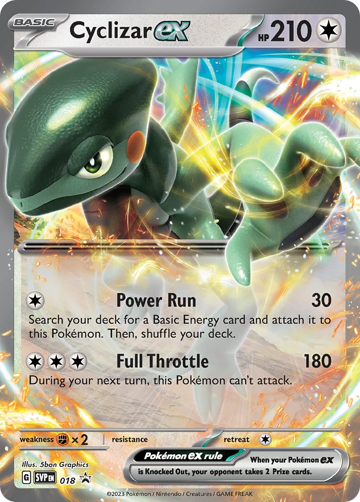 Cyclizar ex · Scarlet & Violet Black Star Promos