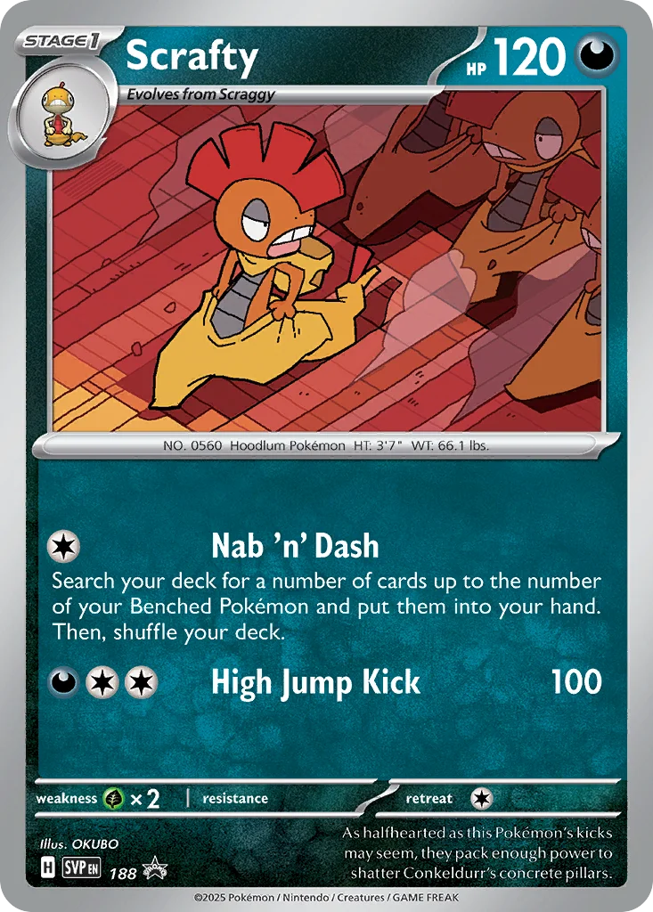Scrafty · Scarlet & Violet Black Star Promos