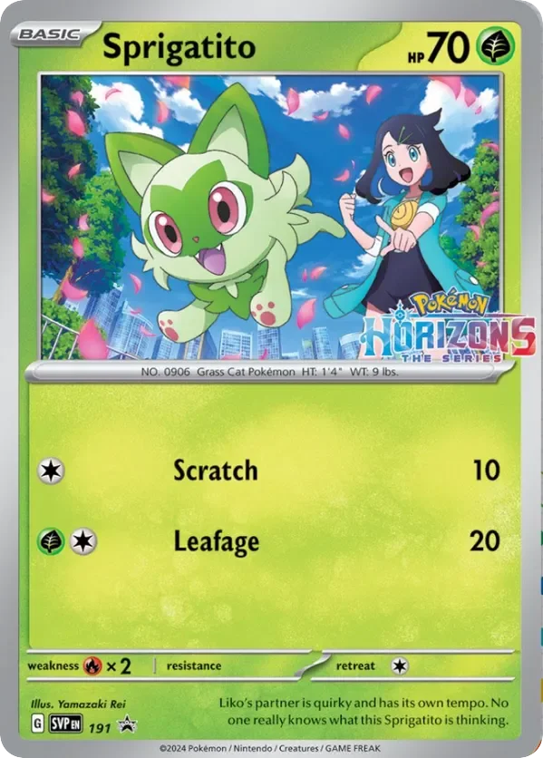 Sprigatito · Scarlet & Violet Black Star Promos