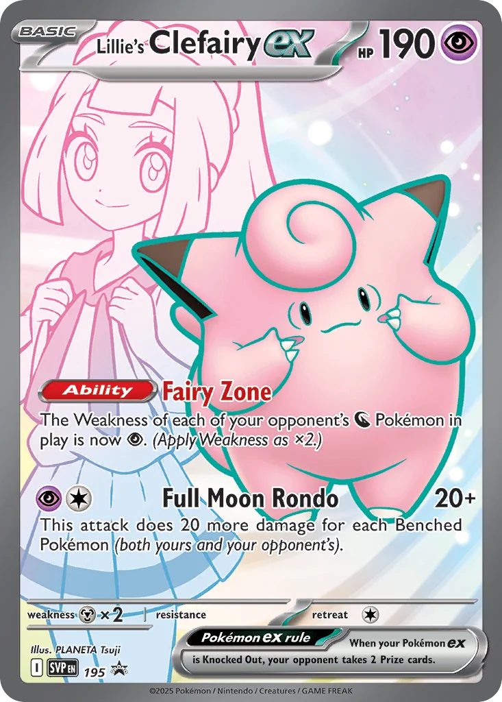 Lillie's Clefairy ex · Scarlet & Violet Black Star Promos