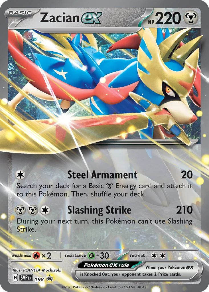 Zacian ex · Scarlet & Violet Black Star Promos