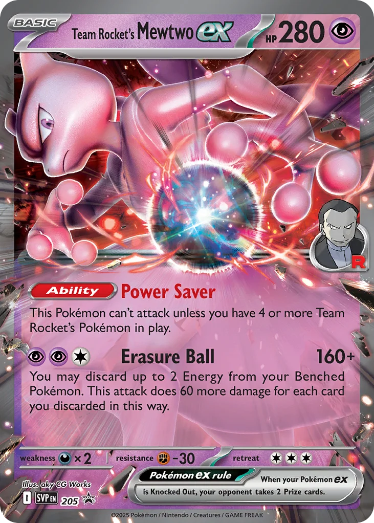 Team Rocket’s Mewtwo ex · Scarlet & Violet Black Star Promos