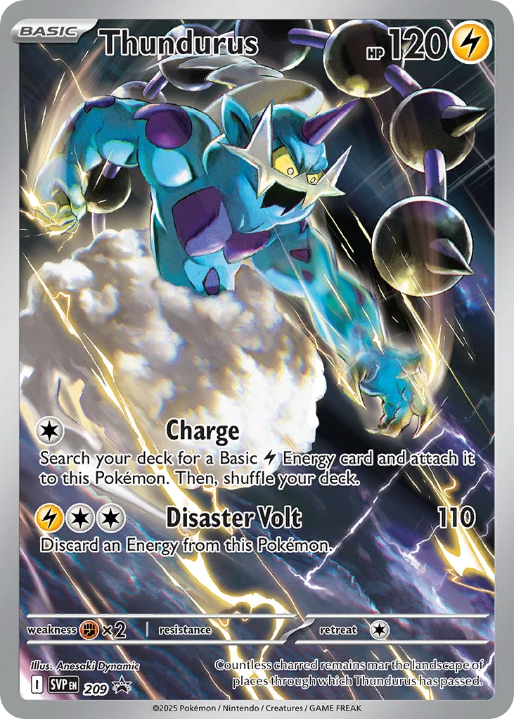 Thundurus · Scarlet & Violet Black Star Promos