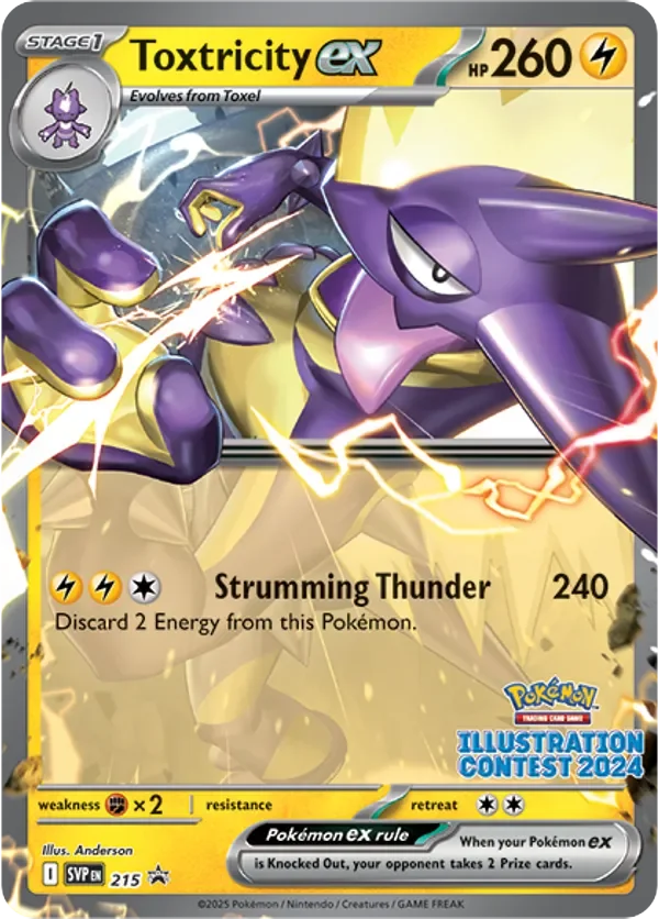 Toxtricity ex · Scarlet & Violet Black Star Promos