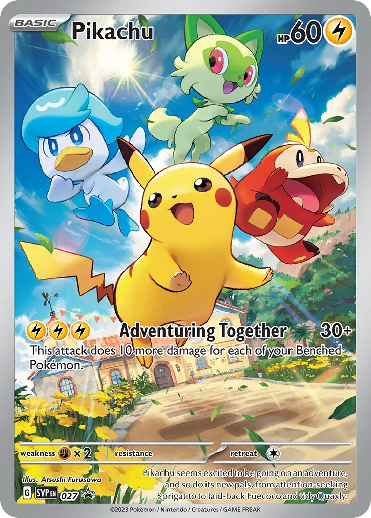 Pikachu · Scarlet & Violet Black Star Promos