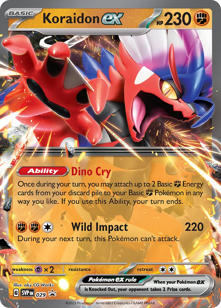Koraidon ex · Scarlet & Violet Black Star Promos