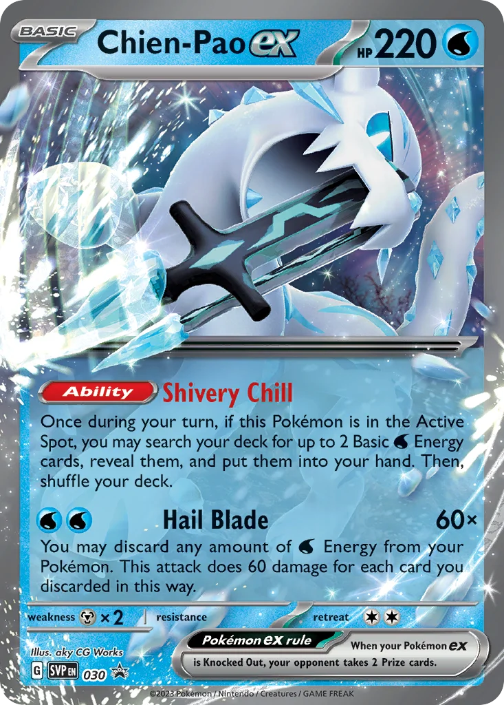 Chien-Pao ex · Scarlet & Violet Black Star Promos