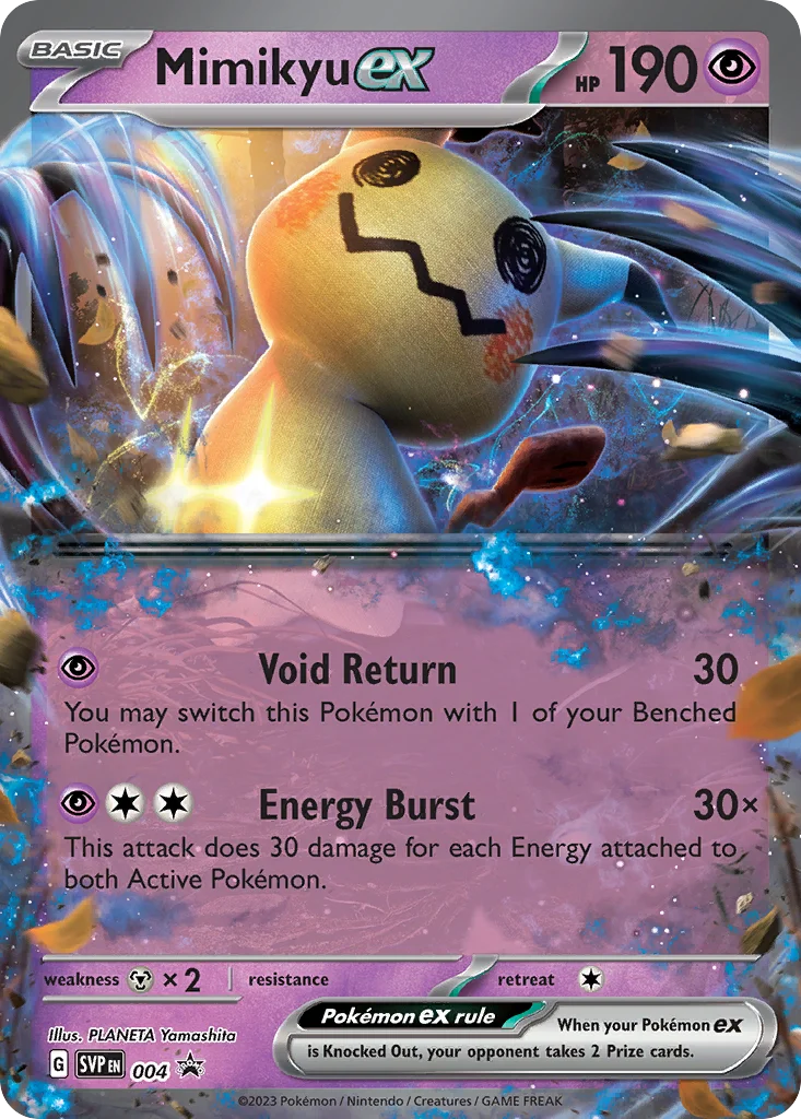 Mimikyu ex · Scarlet & Violet Black Star Promos