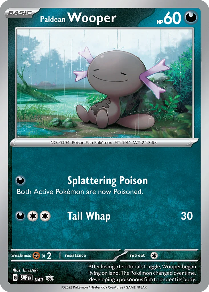 Paldean Wooper · Scarlet & Violet Black Star Promos