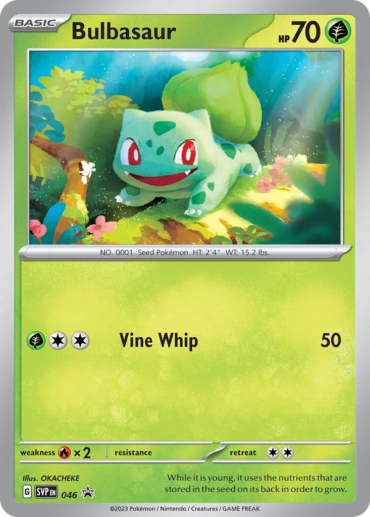 Bulbasaur · Scarlet & Violet Black Star Promos