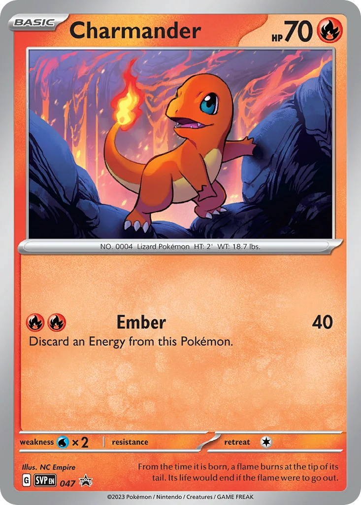 Charmander · Scarlet & Violet Black Star Promos
