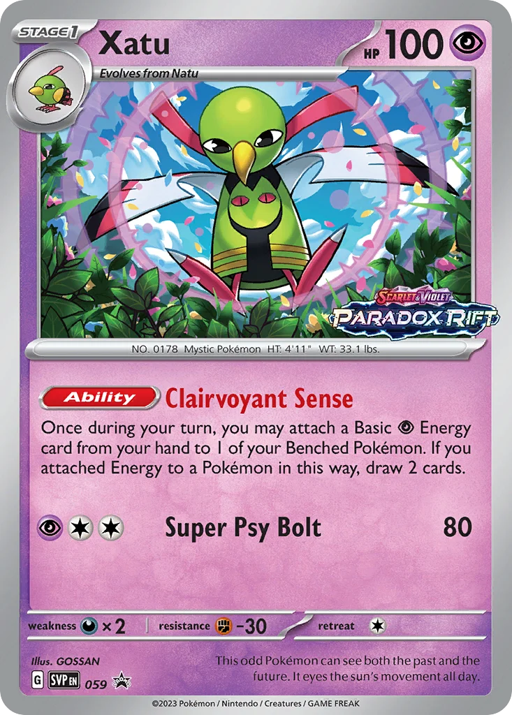 Xatu · Scarlet & Violet Black Star Promos